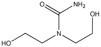 1,1-bis(2-hydroxyethyl)urea Structure