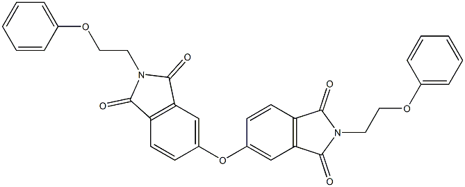 5-[1,3-dioxo-2-(2-phenoxyethyl)isoindol-5-yl]oxy-2-(2-phenoxyethyl)isoindole-1,3-dione 구조식 이미지