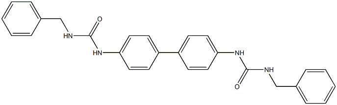 1-benzyl-3-[4-[4-(benzylcarbamoylamino)phenyl]phenyl]urea Structure