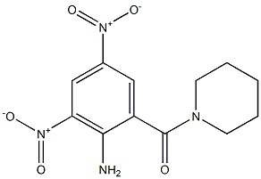 (2-amino-3,5-dinitrophenyl)-piperidin-1-ylmethanone 구조식 이미지