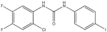 1-(2-chloro-4,5-difluorophenyl)-3-(4-iodophenyl)urea Structure