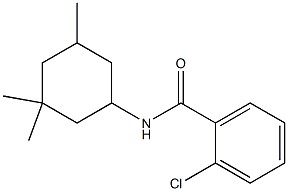 2-chloro-N-(3,3,5-trimethylcyclohexyl)benzamide 구조식 이미지