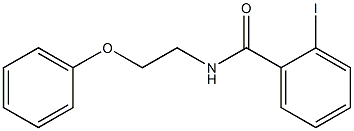 2-iodo-N-(2-phenoxyethyl)benzamide 구조식 이미지