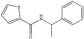 N-(1-phenylethyl)thiophene-2-carboxamide 구조식 이미지