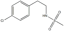 N-[2-(4-chlorophenyl)ethyl]methanesulfonamide Structure