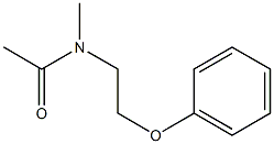 N-methyl-N-(2-phenoxyethyl)acetamide 구조식 이미지