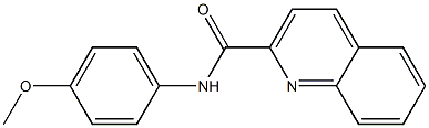 N-(4-methoxyphenyl)quinoline-2-carboxamide Structure