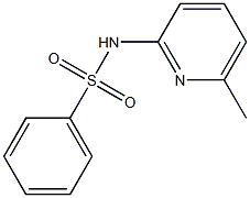 N-(6-methylpyridin-2-yl)benzenesulfonamide Structure