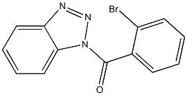 benzotriazol-1-yl-(2-bromophenyl)methanone 구조식 이미지