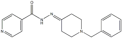 N-[(1-benzylpiperidin-4-ylidene)amino]pyridine-4-carboxamide Structure