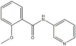 2-methoxy-N-pyridin-3-ylbenzamide 구조식 이미지