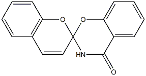 spiro[3H-1,3-benzoxazine-2,2'-chromene]-4-one 구조식 이미지