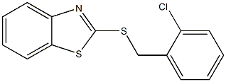2-[(2-chlorophenyl)methylsulfanyl]-1,3-benzothiazole Structure