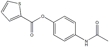 (4-acetamidophenyl) thiophene-2-carboxylate 구조식 이미지