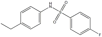 N-(4-ethylphenyl)-4-fluorobenzenesulfonamide Structure