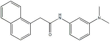 N-[3-(dimethylamino)phenyl]-2-naphthalen-1-ylacetamide Structure