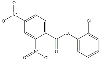 (2-chlorophenyl) 2,4-dinitrobenzoate 구조식 이미지