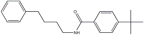 4-tert-butyl-N-(4-phenylbutyl)benzamide Structure