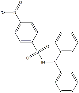 4-nitro-N',N'-diphenylbenzenesulfonohydrazide 구조식 이미지