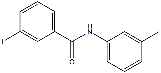 3-iodo-N-(3-methylphenyl)benzamide 구조식 이미지