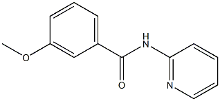 3-methoxy-N-pyridin-2-ylbenzamide 구조식 이미지