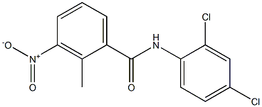 N-(2,4-dichlorophenyl)-2-methyl-3-nitrobenzamide Structure