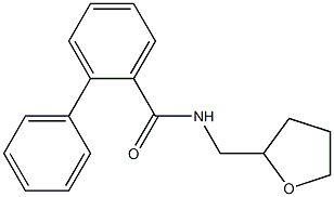 N-(oxolan-2-ylmethyl)-2-phenylbenzamide 구조식 이미지