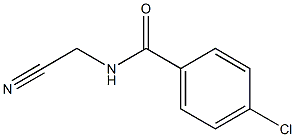 4-chloro-N-(cyanomethyl)benzamide 구조식 이미지