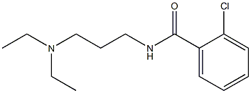 2-chloro-N-[3-(diethylamino)propyl]benzamide 구조식 이미지
