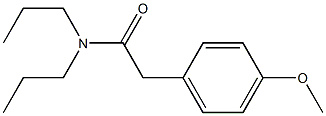 2-(4-methoxyphenyl)-N,N-dipropylacetamide Structure