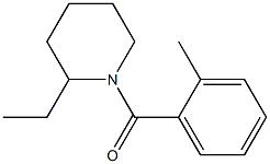 (2-ethylpiperidin-1-yl)-(2-methylphenyl)methanone 구조식 이미지