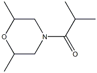 1-(2,6-dimethylmorpholin-4-yl)-2-methylpropan-1-one Structure