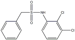 N-(2,3-dichlorophenyl)-1-phenylmethanesulfonamide 구조식 이미지