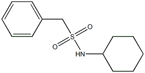 N-cyclohexyl-1-phenylmethanesulfonamide 구조식 이미지