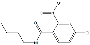 N-butyl-4-chloro-2-nitrobenzamide 구조식 이미지