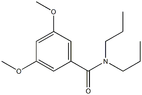 3,5-dimethoxy-N,N-dipropylbenzamide 구조식 이미지