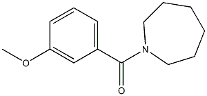 azepan-1-yl-(3-methoxyphenyl)methanone 구조식 이미지