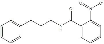 2-nitro-N-(3-phenylpropyl)benzamide 구조식 이미지