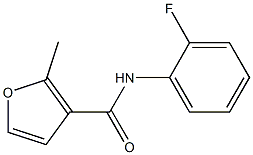 N-(2-fluorophenyl)-2-methylfuran-3-carboxamide 구조식 이미지