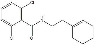 2,6-dichloro-N-[2-(cyclohexen-1-yl)ethyl]benzamide 구조식 이미지