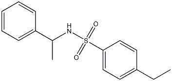 4-ethyl-N-(1-phenylethyl)benzenesulfonamide Structure