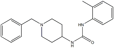 1-(1-benzylpiperidin-4-yl)-3-(2-methylphenyl)urea Structure