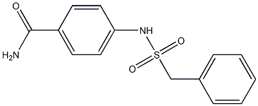 4-(benzylsulfonylamino)benzamide Structure