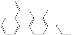 3-ethoxy-4-methylbenzo[c]chromen-6-one 구조식 이미지