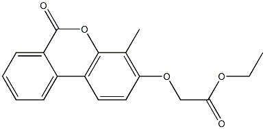 ethyl 2-(4-methyl-6-oxobenzo[c]chromen-3-yl)oxyacetate 구조식 이미지