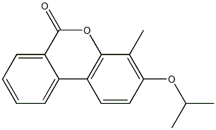 4-methyl-3-propan-2-yloxybenzo[c]chromen-6-one 구조식 이미지