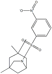 3,3,5-trimethyl-7-(3-nitrophenyl)sulfonyl-7-azabicyclo[3.2.1]octane 구조식 이미지