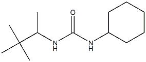 1-cyclohexyl-3-(3,3-dimethylbutan-2-yl)urea Structure