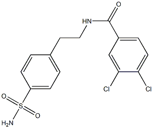 3,4-dichloro-N-[2-(4-sulfamoylphenyl)ethyl]benzamide Structure