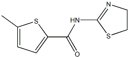 N-(4,5-dihydro-1,3-thiazol-2-yl)-5-methylthiophene-2-carboxamide 구조식 이미지